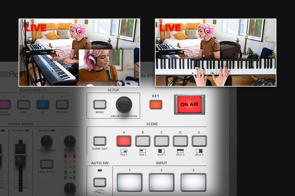 Switch to superior livestreams