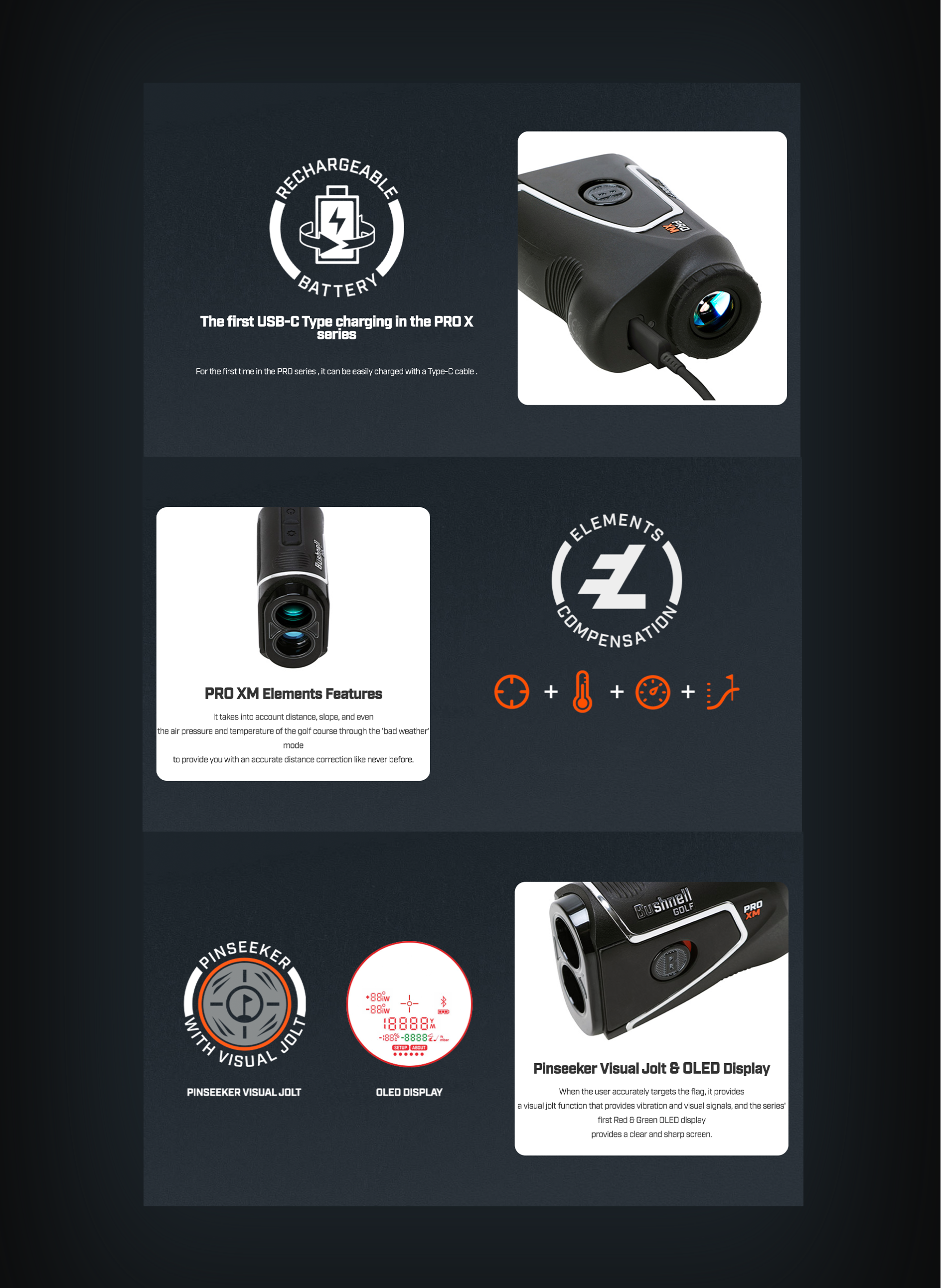 Bushnell Pro XM Rangefinder